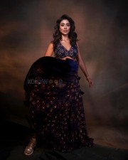 Sparkling Beauty Shriya Saran in a Floral Lehenga Photos 01