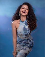 Stunning Anupama Parameswaran in a Sleeveless Backless Mini Bodycon Dress with a Halter Neckline Photos 06