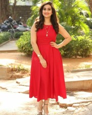 Television Anchor Manjusha At Padi Padi Leche Manasu Movie Thanks Meet Photos