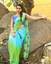 Telugu Actress Manjusha Saree Photos