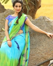 Telugu Actress Manjusha Saree Photos