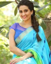 Telugu Actress Manjusha Saree Photos