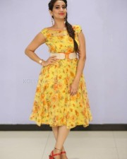 Telugu Actress Manjusha Yellow Dress Photos