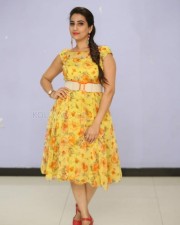 Telugu Actress Manjusha Yellow Dress Photos