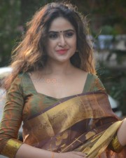 Tollywood Actress Sony Charista Saree Photoshoot Pictures