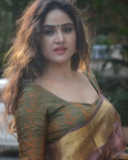 Tollywood Actress Sony Charista Saree Photoshoot Pictures