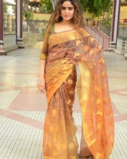 Tollywood Actress Sony Charista Saree Photoshoot Pictures