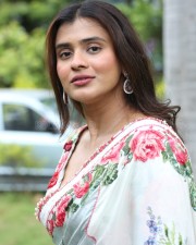 Actress Hebah Patel at Honeymoon Express Movie Pre release Event Photos 16