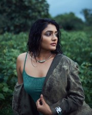 Adorable Eesha Rebba Glam in Green Bodycon Dress with a Jacket Photos 03