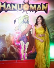 Beautiful Amritha Aiyer at HanuMan Movie Teaser Launch Photos 05