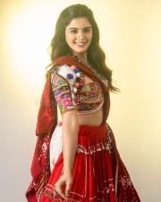 Beautiful Amritha Aiyer in a Stylish Diwali Lehenga Photos 01