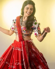 Beautiful Amritha Aiyer in a Stylish Diwali Lehenga Photos 04