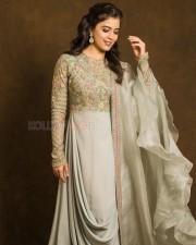 Breathtaking Beauty Amritha Aiyer in a Contemporary Ethnic Lehenga Dress Photos 05