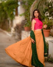 Hanu Man Movie Heroine Amritha Aiyer Photos 04