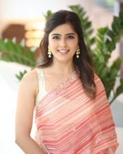 Heroine Amritha Aiyer at Bachhala Malli Trailer Launch Event Pictures 26