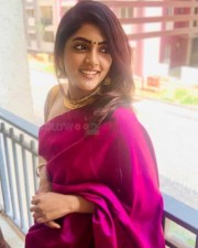 Srk Movie Heroine Eesha Rebba Beautiful Saree Photos