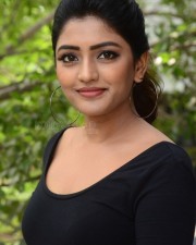 Tollywood Heroine Eesha Rebba in a Black Top Photos 02