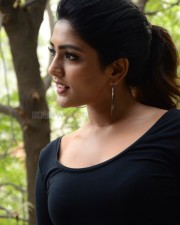 Tollywood Heroine Eesha Rebba in a Black Top Photos 03