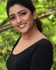 Tollywood Heroine Eesha Rebba in a Black Top Photos 08