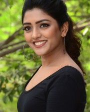 Tollywood Heroine Eesha Rebba in a Black Top Photos 09