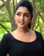 Tollywood Heroine Eesha Rebba in a Black Top Photos 10