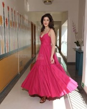 Beautiful Shanaya Kapoor in a Pink Maxi Dress Pictures 04