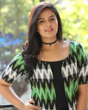 Sreemukhi At Good Bad Ugly Press Meet Photos