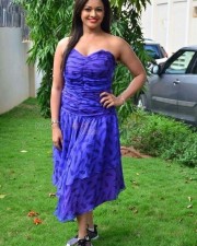 Tamil Actress Pooja Kumar Blue Dress Photos