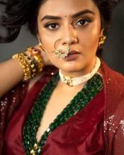 Telugu Anchor Sreemukhi Diwali Photos