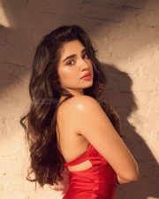 Beauty in Red Krithi Shetty Photos 07