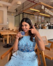 Cute Anju Kurian Coffee Photos 03