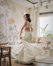 Gorgeous Alaya F in a Mint Green Lehenga at Aaliyah Kashyap Wedding Event Photos 02