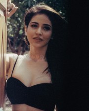 Gorgeous Priyanka Jawalkar in a Tiny Black Bralette with Matching Pants Photos 03
