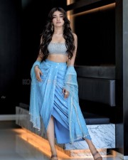 Jaw Dropping Beauty Krithi Shetty in a Light Blue Dress Photos 01