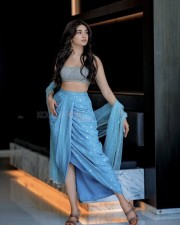 Jaw Dropping Beauty Krithi Shetty in a Light Blue Dress Photos 04