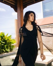 Lovely Beauty Krithi Shetty in a Black Jumpsuit Photos 06