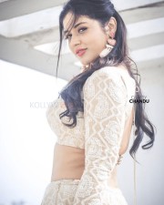 Taxiwaala Actress Priyanka Jawalkar in an Embroidered Lehenga and Backless Choli Photos 07