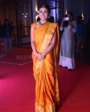 Telugu Actress Shalini Pandey Traditional Saree Photos