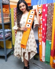 Actress Nitya Shetty At Ikat Art Mela In Secundrabad Photos