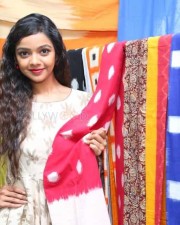 Actress Nitya Shetty At Ikat Art Mela In Secundrabad Photos