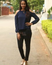 Actress Poojitha At Darshakudu Movie Press Meet Pictures