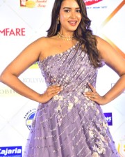 Actress Pujita Ponnada at 69th SOBHA Filmfare Awards South 2024 Pictures 09