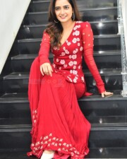 Beautiful Heroine Ashika Ranganath at Naa Saami Ranga Interview Pictures 05