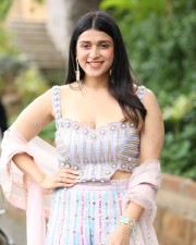 Actress Mannara Chopra at Tiragabadara Saami Movie Success Press Meet Pictures 38