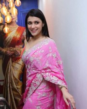 Mannara Chopra Launches Sri Krishna Silks Wedding Collections Photos 45