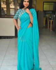 Telugu Actress Alekya Saree Photos 19