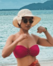 Beautiful Ruhani Sharma in a Hot Strapless Bikini Pictures 01