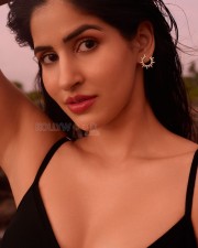 Erotic Model Sakshi Malik in a Black Transparent Bikini Pictures 04