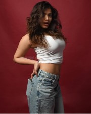 Gorgeous Ketika Sharma in a White Tank Top Photos 03