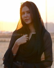 Radiant Sonam Bajwa in a Black Salwar Suit Pictures 02